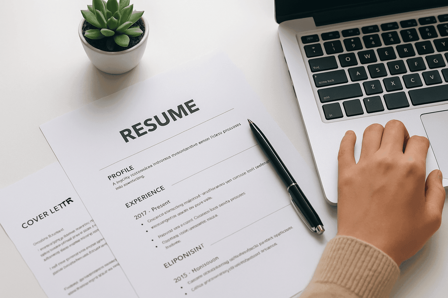 Professional CV & Cover Letter
